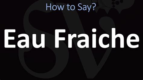 how to pronounce versace eau fraiche|pronunciation of Versace.